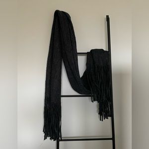 Anthropologie Blue Long Scarf Wrap